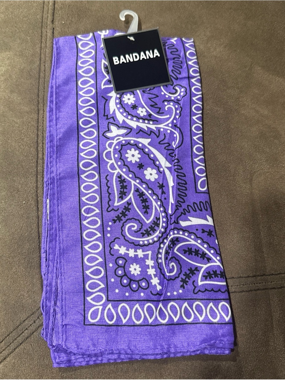 Banana Republic Purple Paisley Bandana